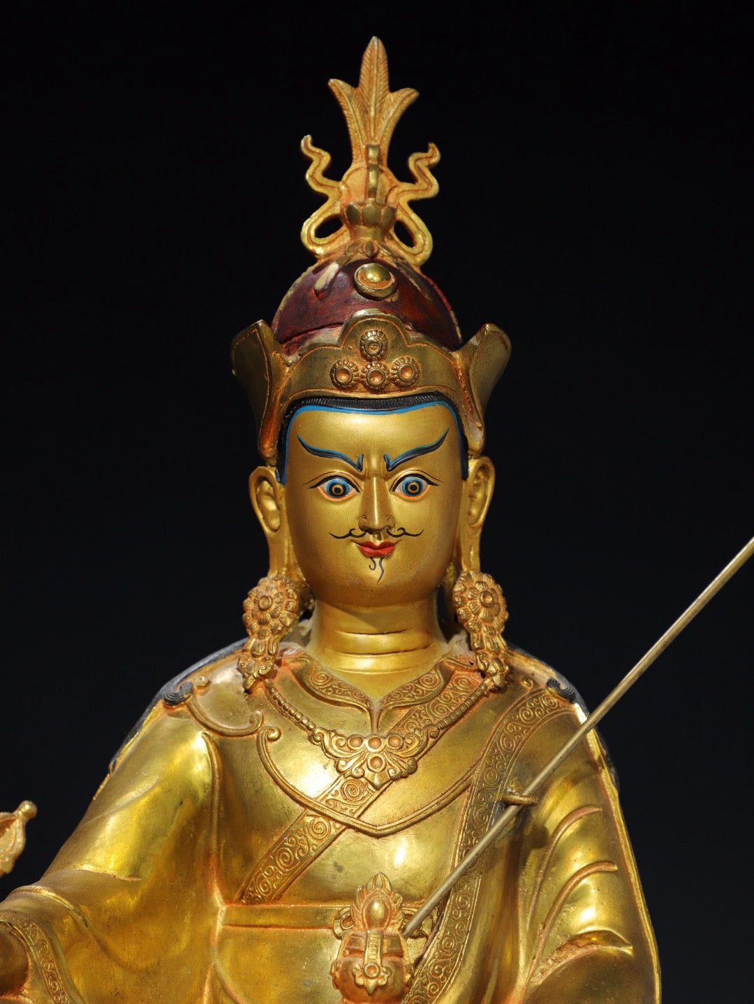 Chinese antique pure copper Buddha statue
