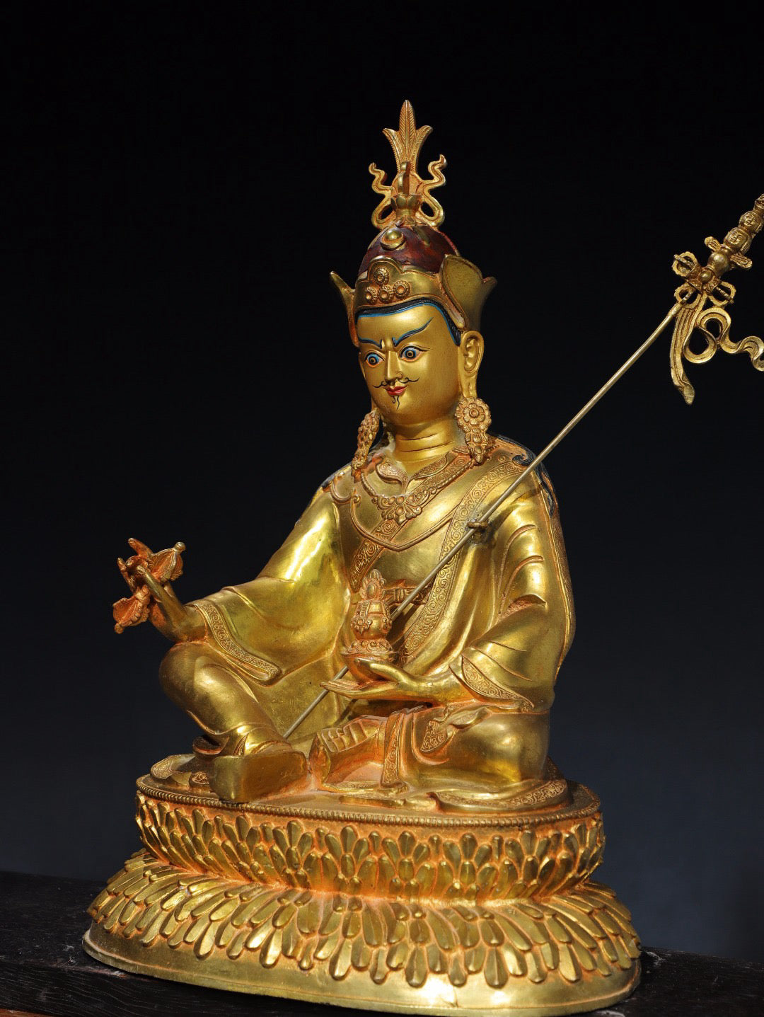 Chinese antique pure copper Buddha statue