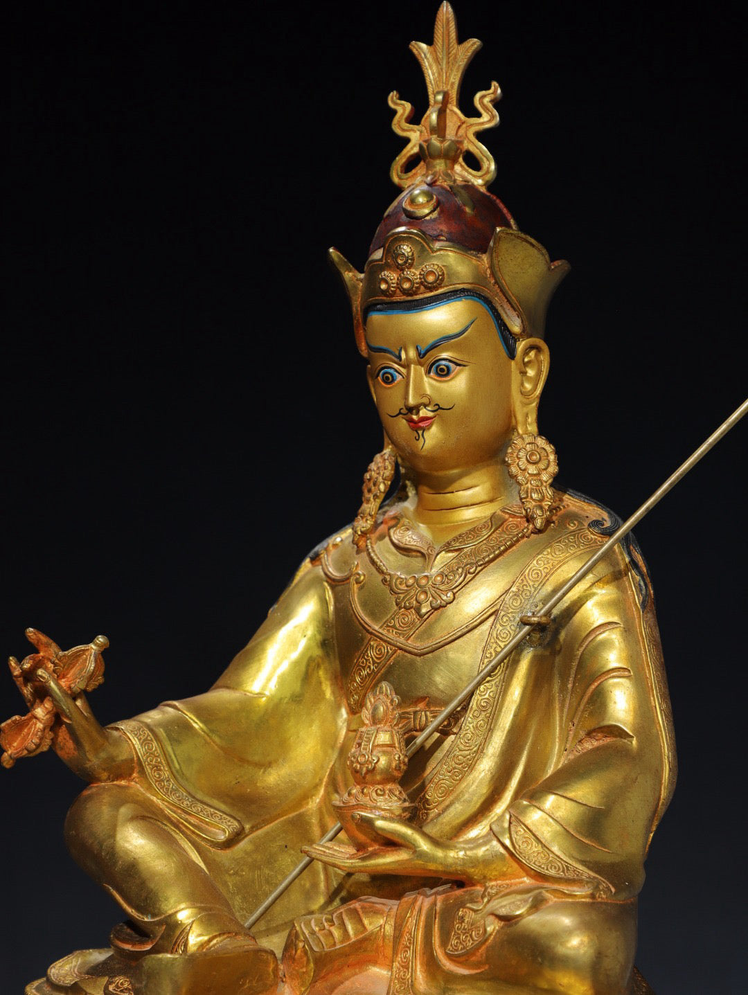 Chinese antique pure copper Buddha statue