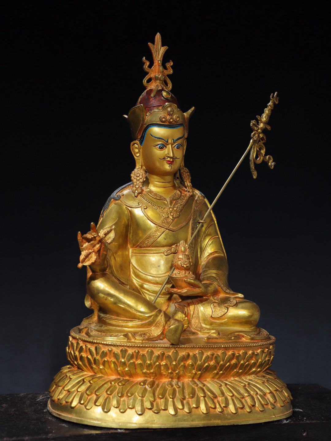 Chinese antique pure copper Buddha statue