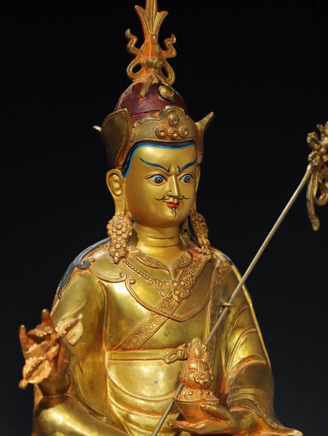 Chinese antique pure copper Buddha statue
