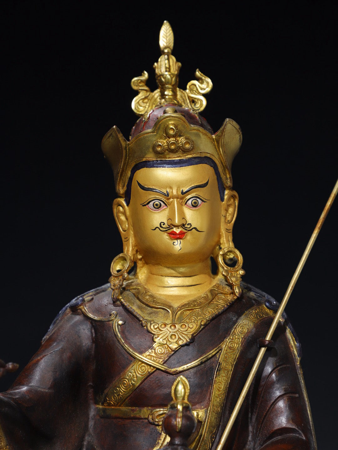 Chinese antique pure copper Buddha statue