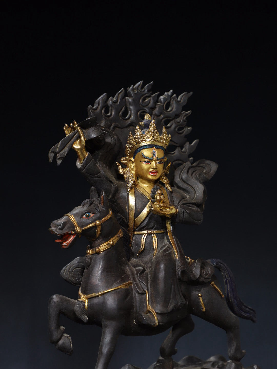 Chinese antique pure copper Buddha statue