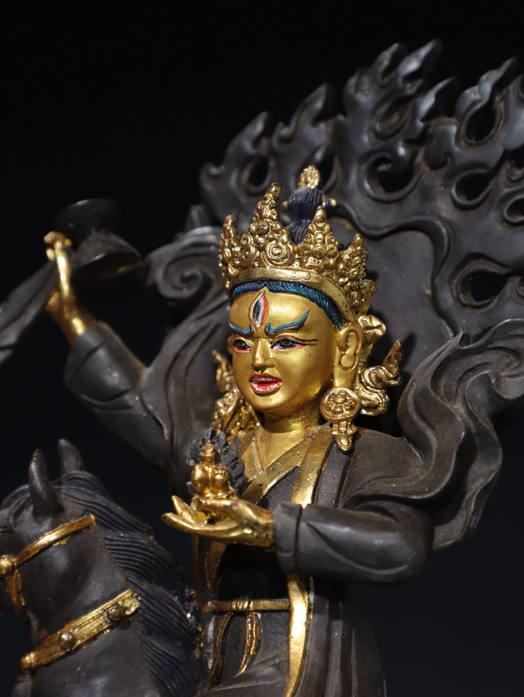 Chinese antique pure copper Buddha statue