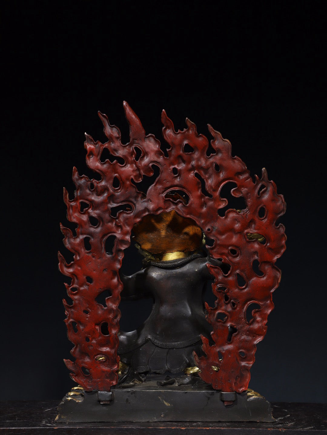 Chinese antique pure copper Buddha statue