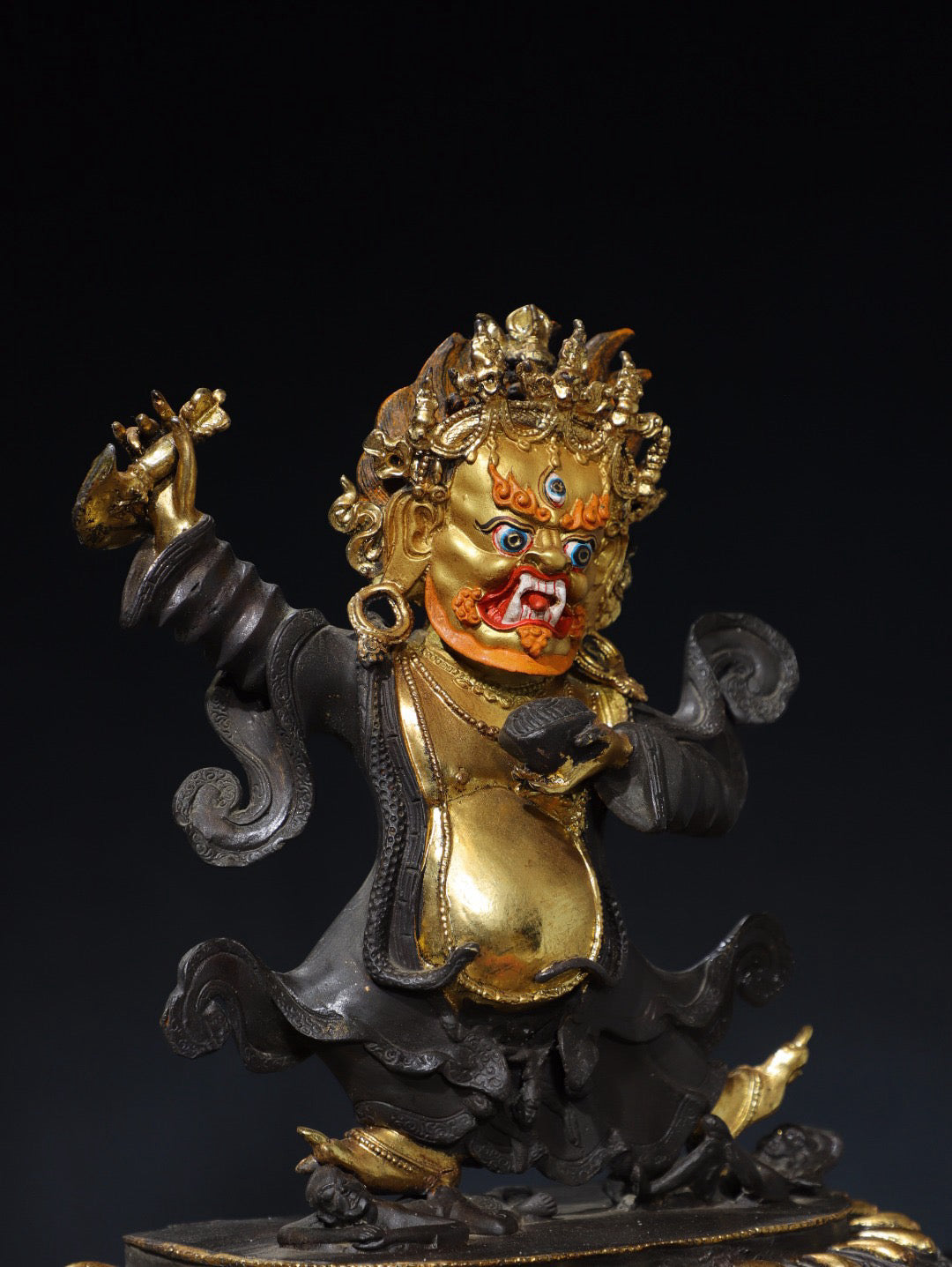 Chinese antique pure copper Buddha statue