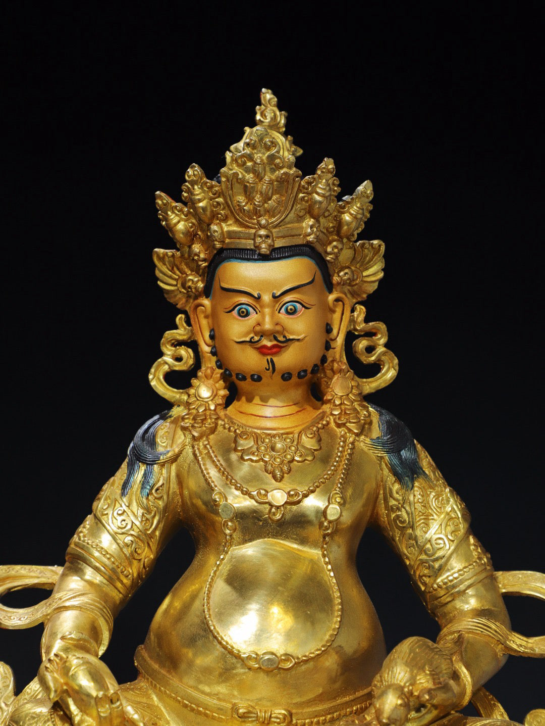 Chinese antique pure copper Buddha statue