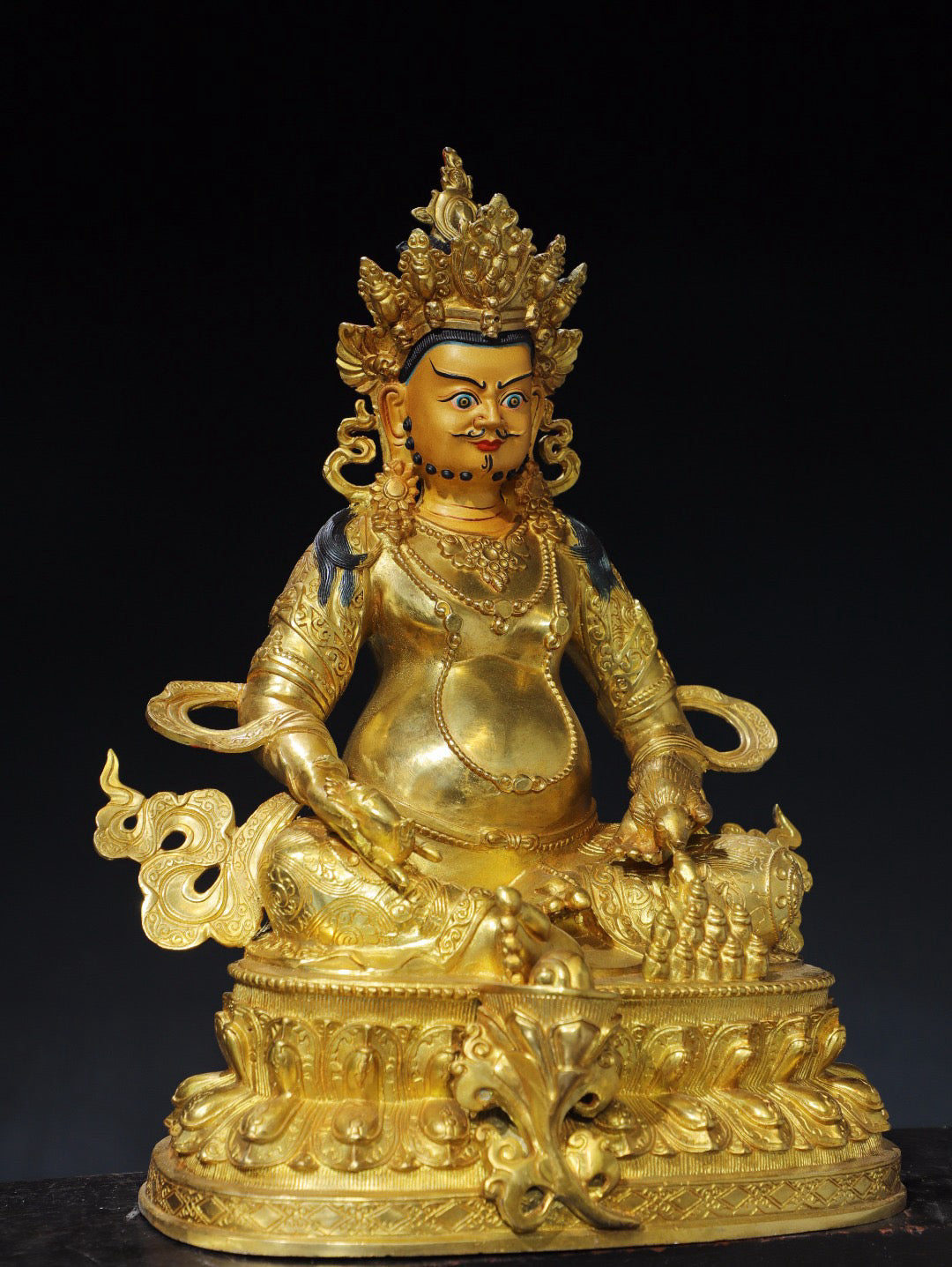 Chinese antique pure copper Buddha statue