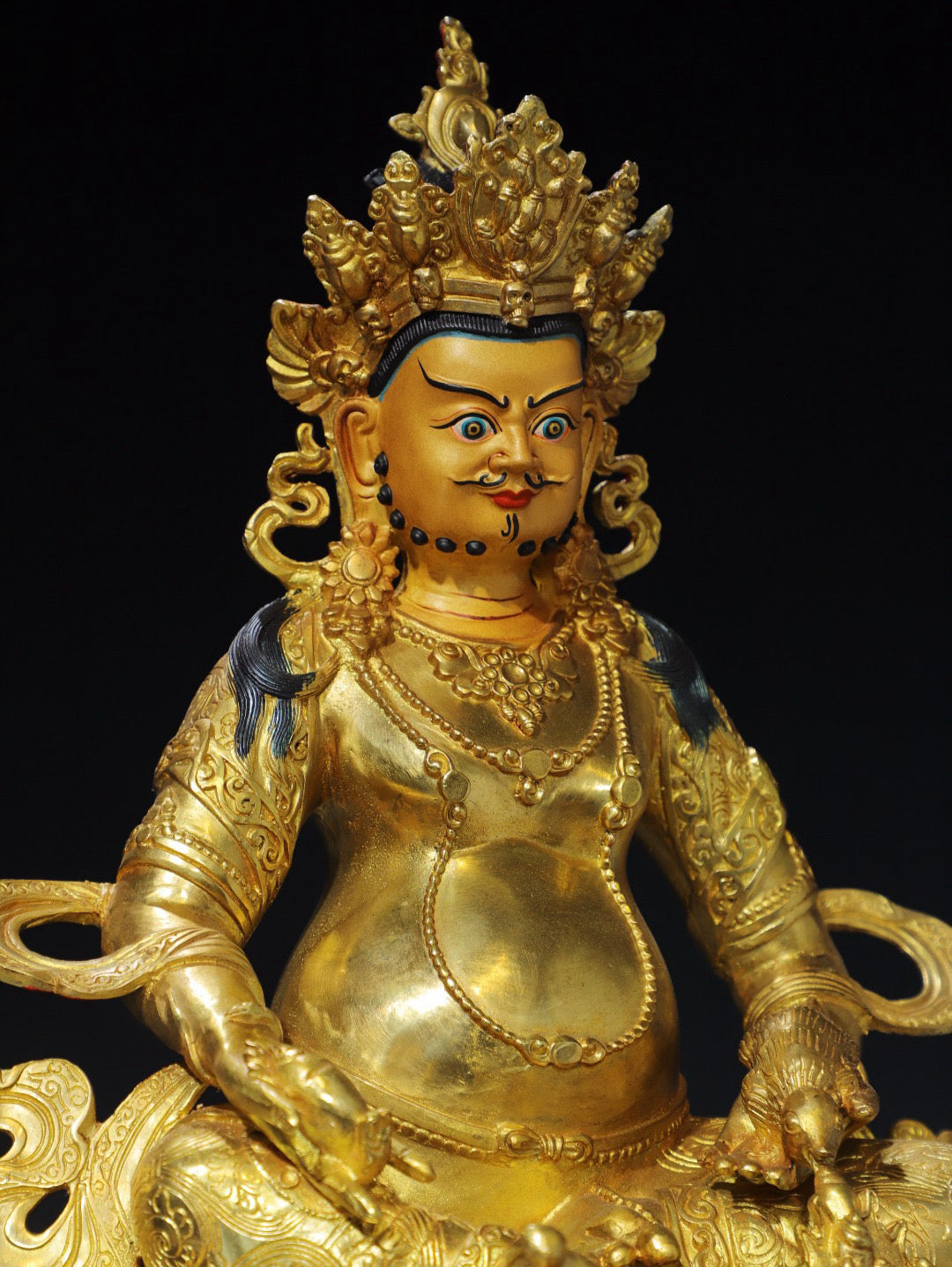 Chinese antique pure copper Buddha statue