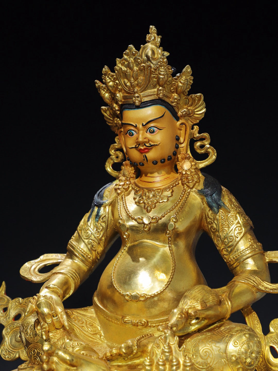 Chinese antique pure copper Buddha statue