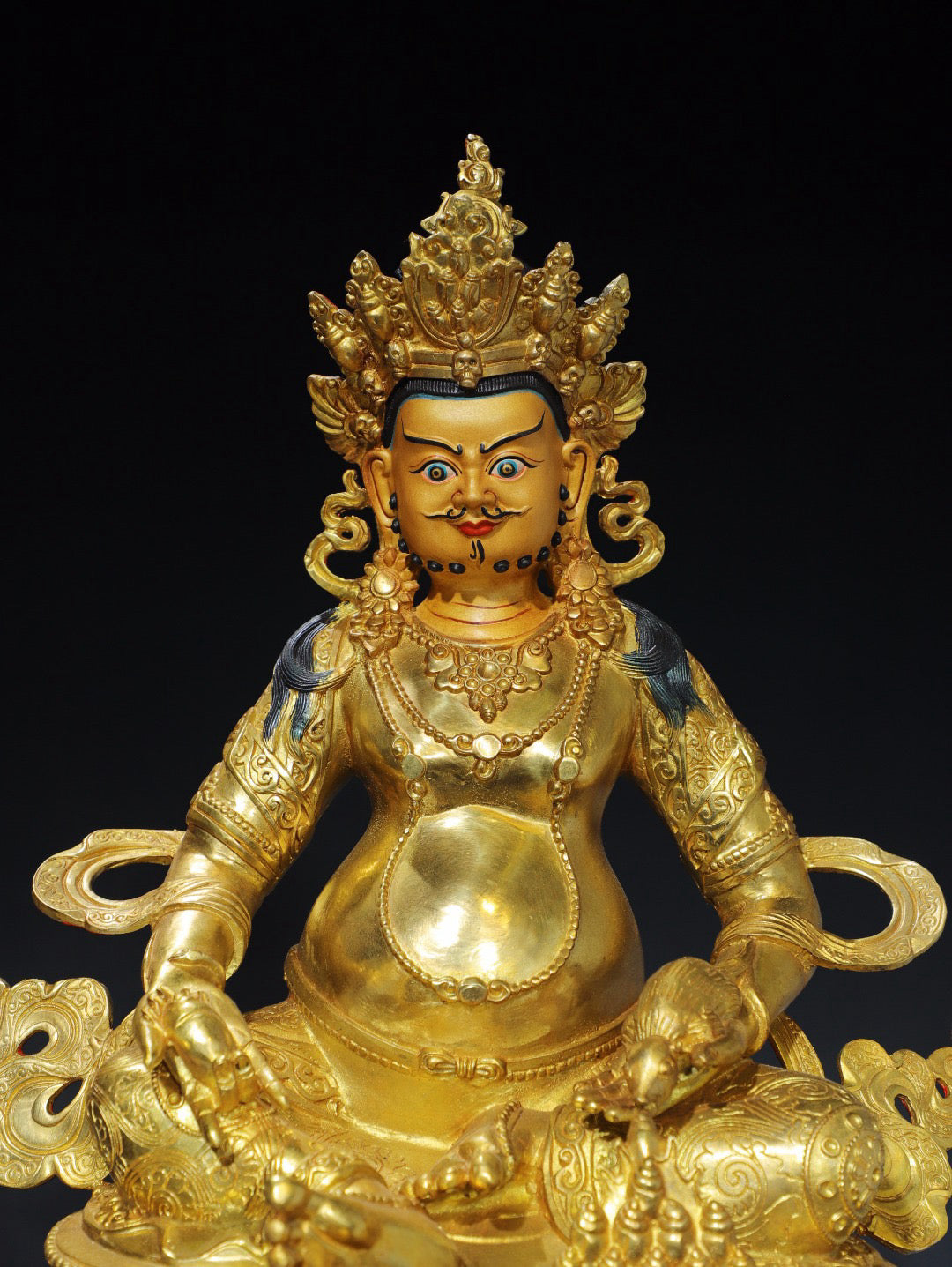 Chinese antique pure copper Buddha statue