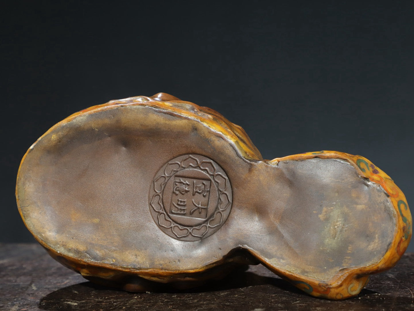 Copper Cloisonne [Golden Toad] Copywriting Decoration