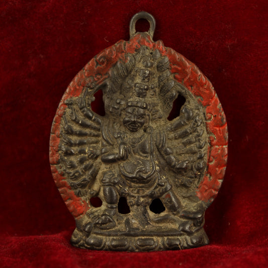 Chinese antique pure copper Buddha plaques