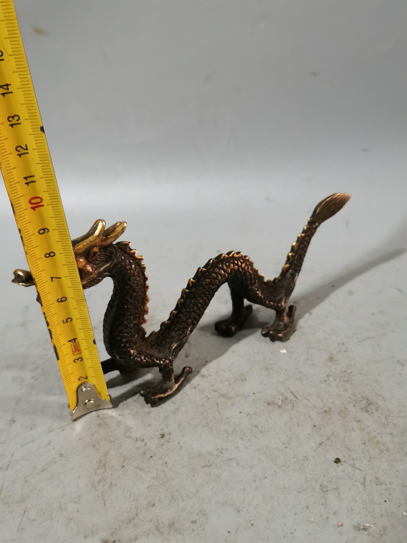 Chinese antique pure copper dragon ornaments