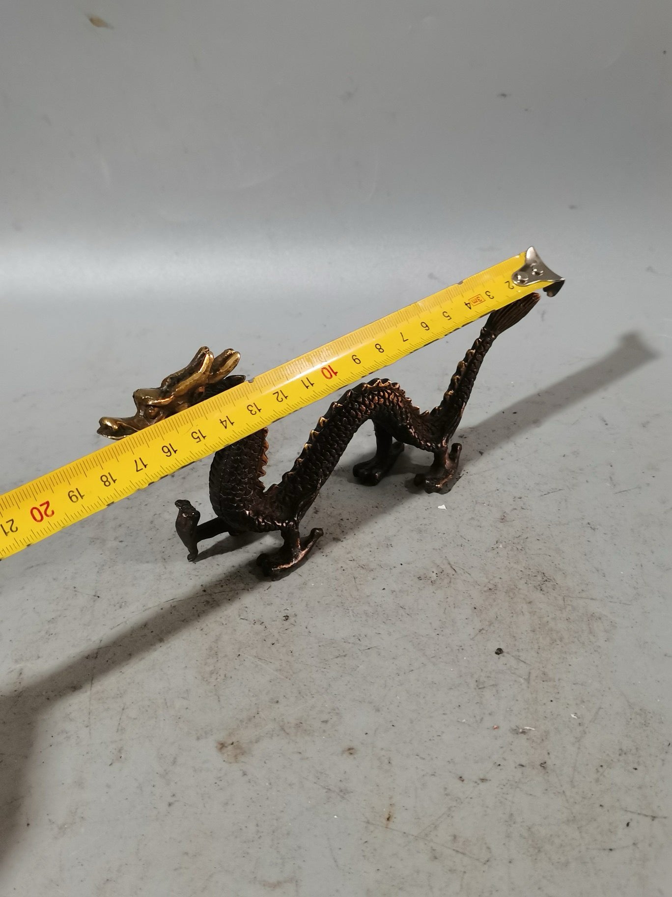 Chinese antique pure copper dragon ornaments