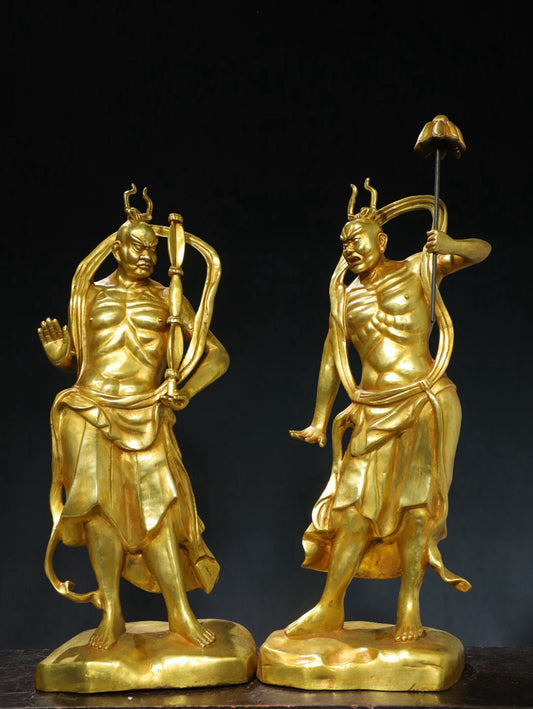 Bronze Tuo Jin [Hum Ha Er Jiang] Buddha Statue