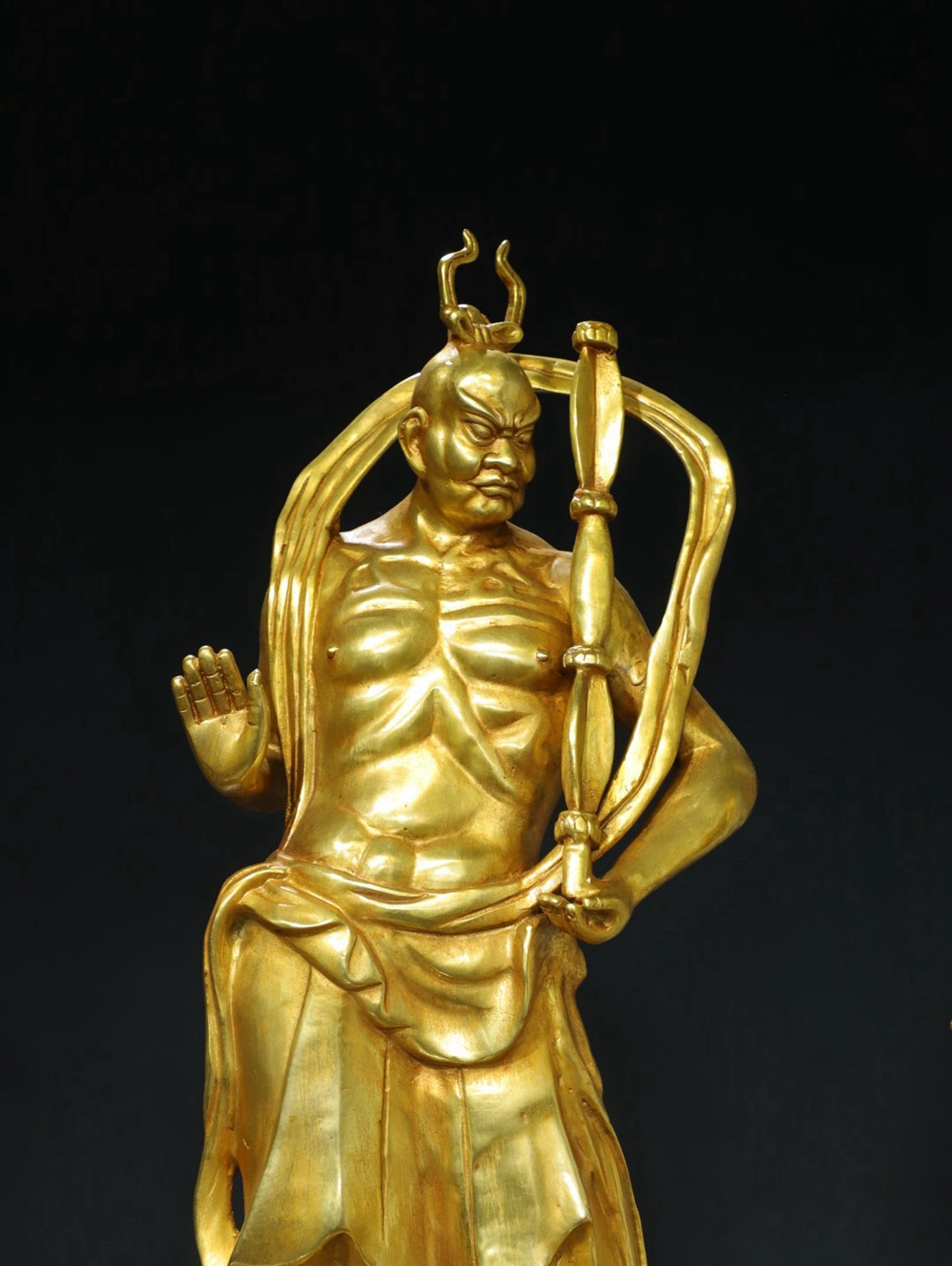 Bronze Tuo Jin [Hum Ha Er Jiang] Buddha Statue