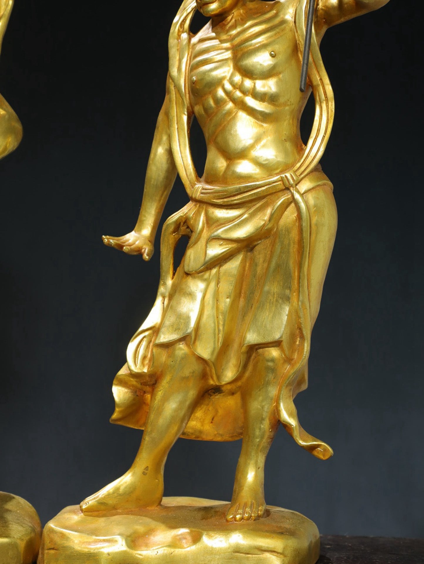 Bronze Tuo Jin [Hum Ha Er Jiang] Buddha Statue