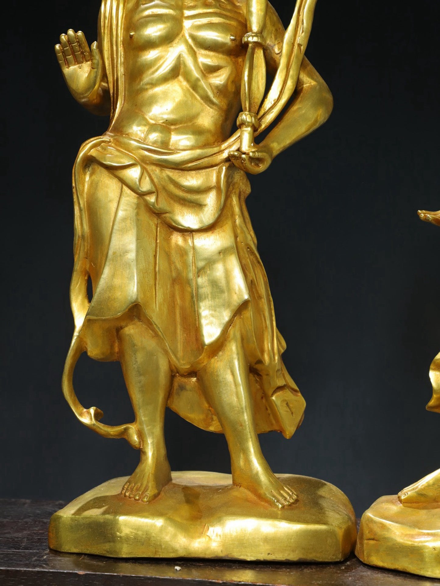 Bronze Tuo Jin [Hum Ha Er Jiang] Buddha Statue