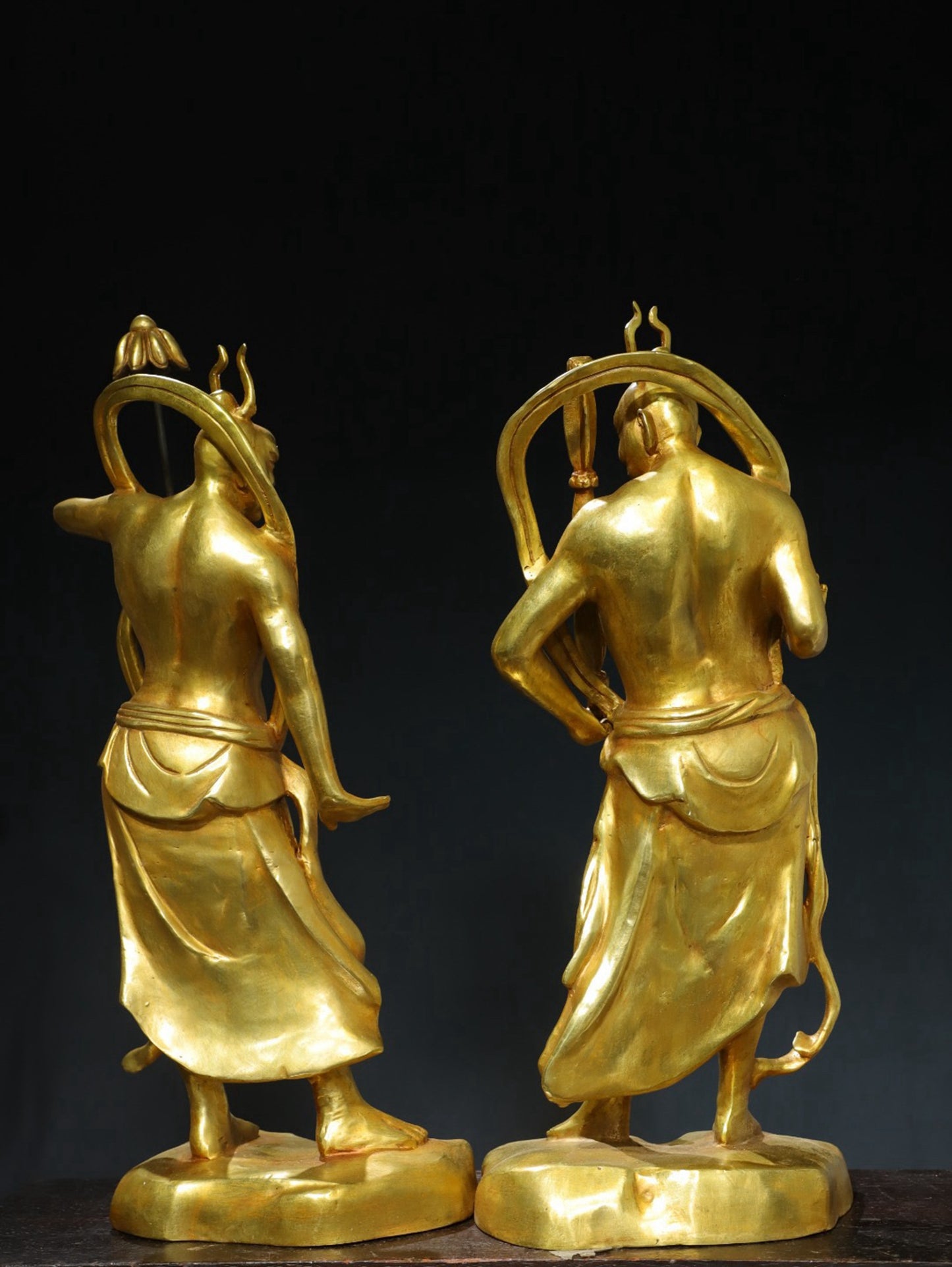 Bronze Tuo Jin [Hum Ha Er Jiang] Buddha Statue