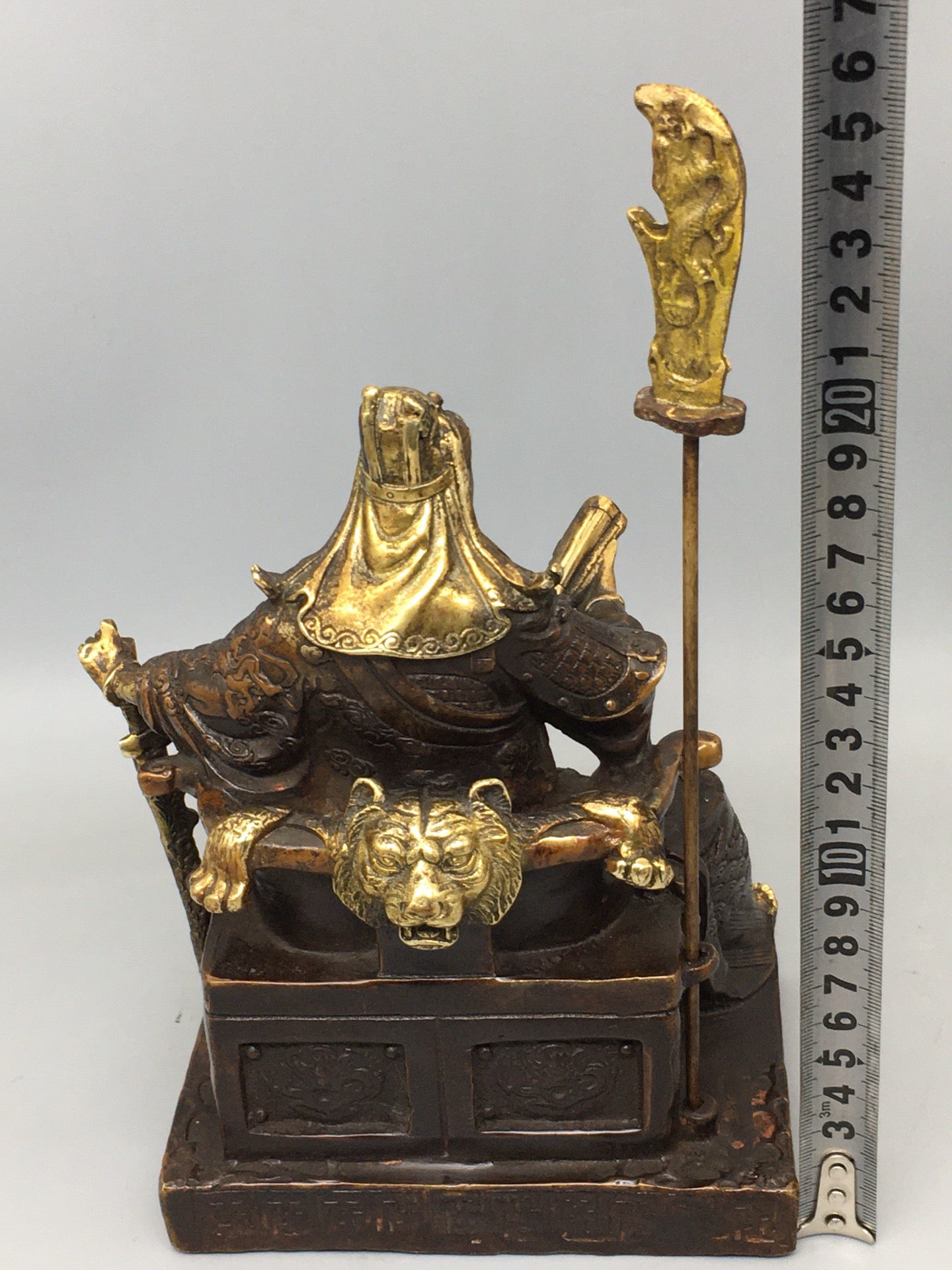 Chinese antique pure copper Guan Gong ornaments
