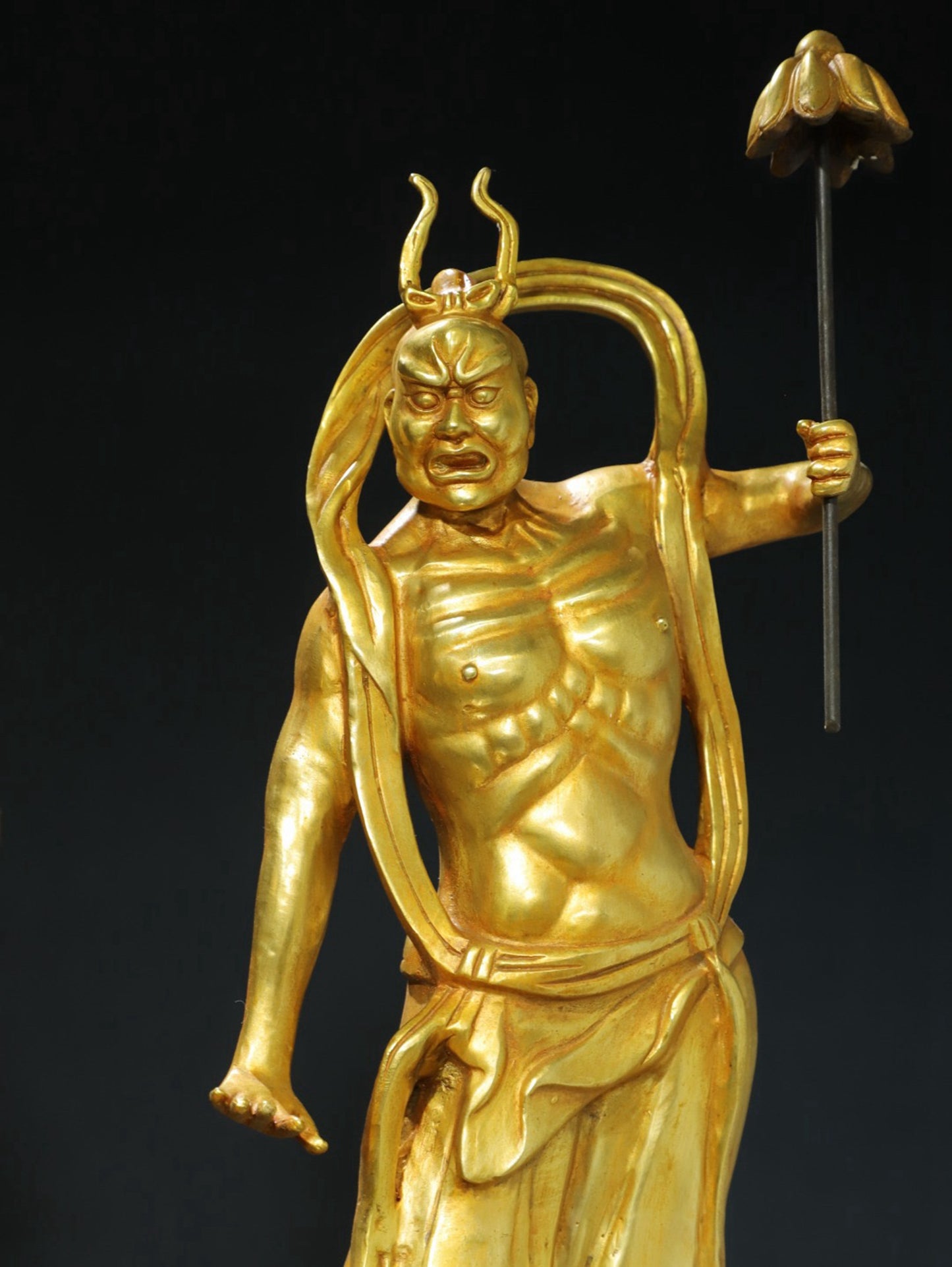 Bronze Tuo Jin [Hum Ha Er Jiang] Buddha Statue