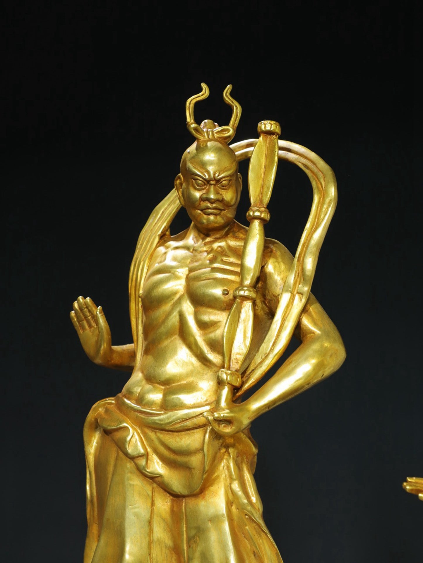 Bronze Tuo Jin [Hum Ha Er Jiang] Buddha Statue