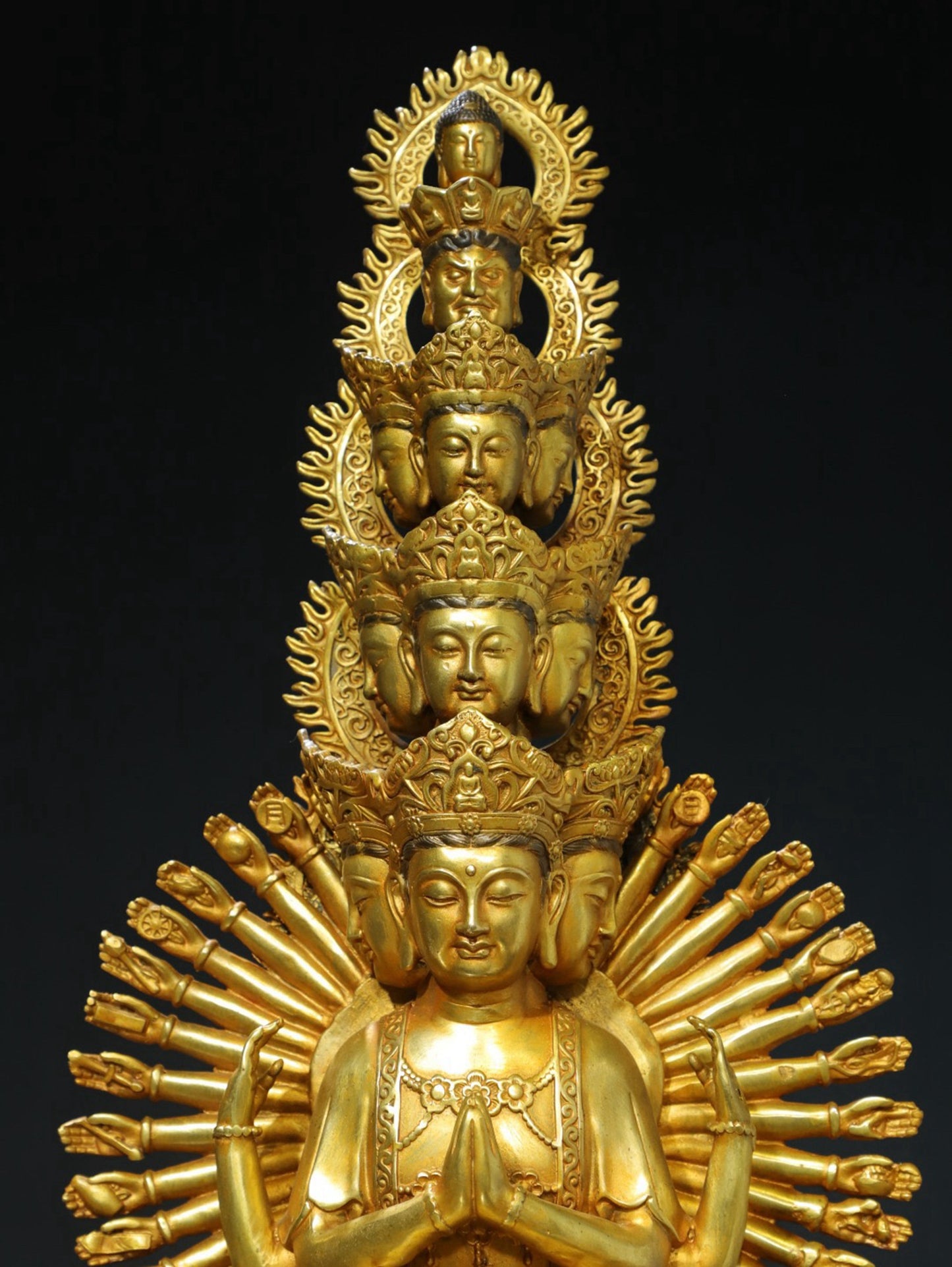 Bronze Tuo Jin [Thousand Handed Guanyin] Buddha Statue