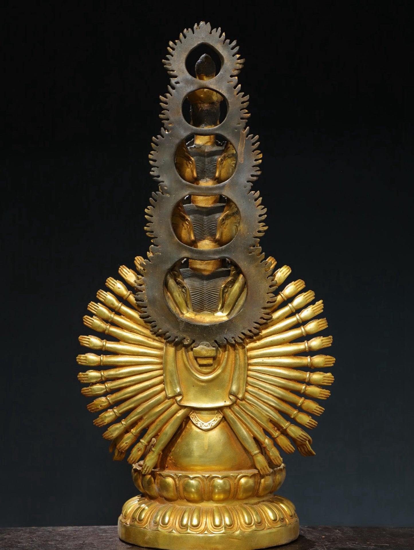 Bronze Tuo Jin [Thousand Handed Guanyin] Buddha Statue