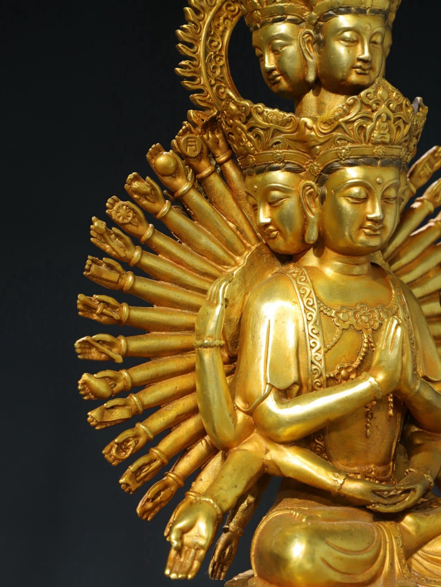Bronze Tuo Jin [Thousand Handed Guanyin] Buddha Statue