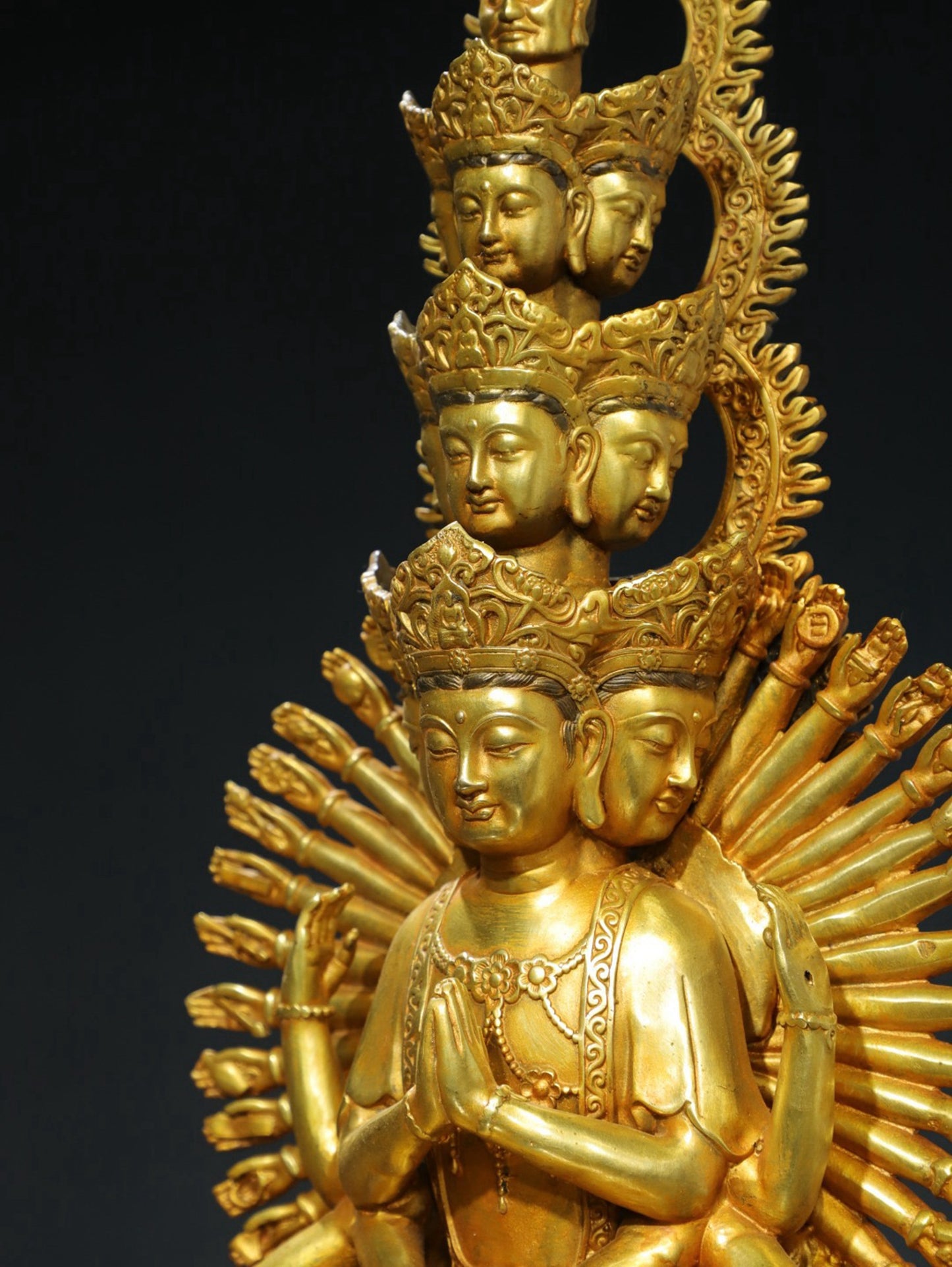 Bronze Tuo Jin [Thousand Handed Guanyin] Buddha Statue