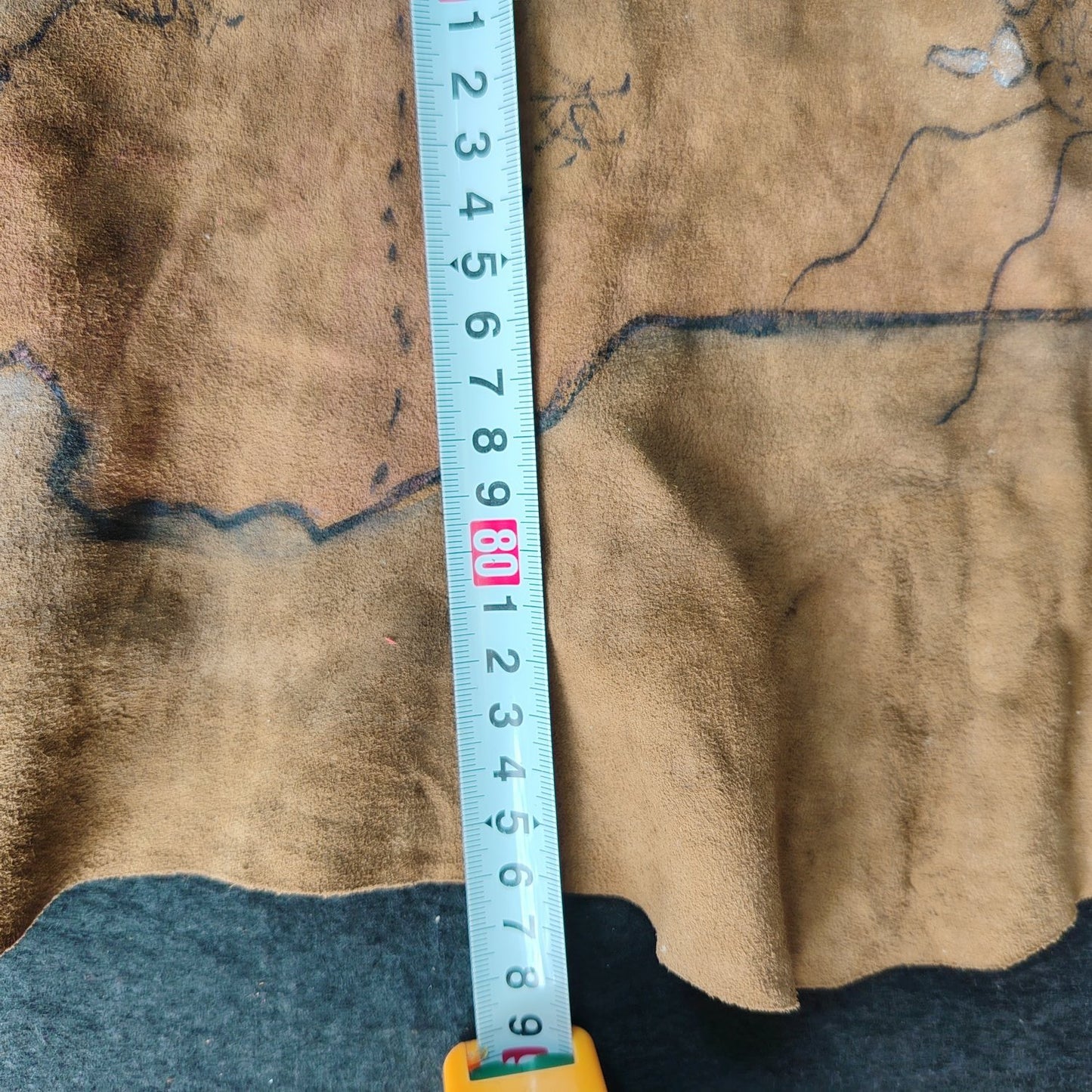 Chinese Antique Sheepskin Treasure Map