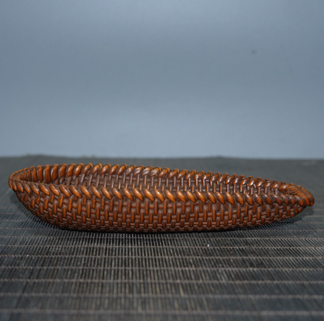 Chinese antique boxwood tea production