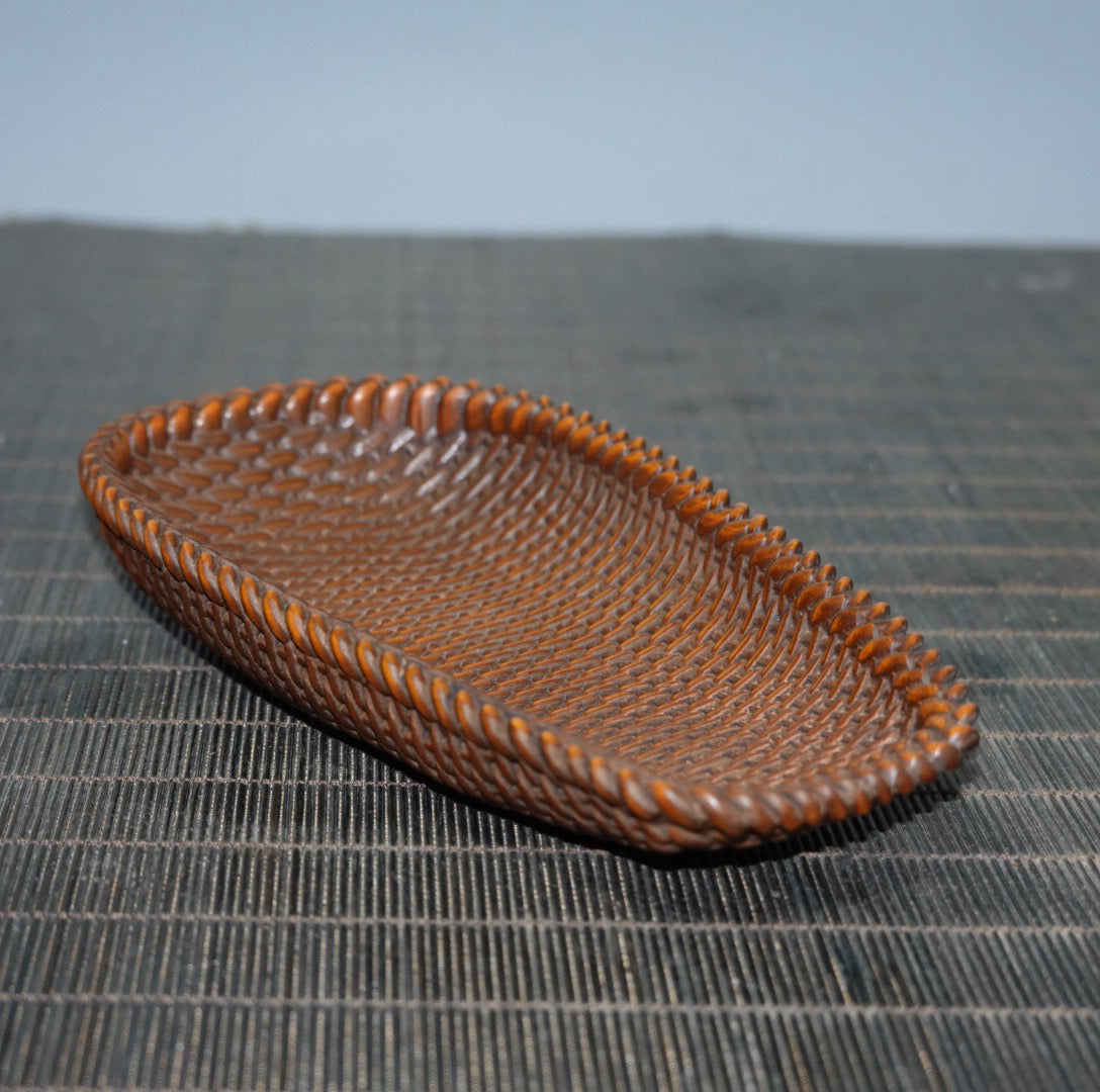 Chinese antique boxwood tea production