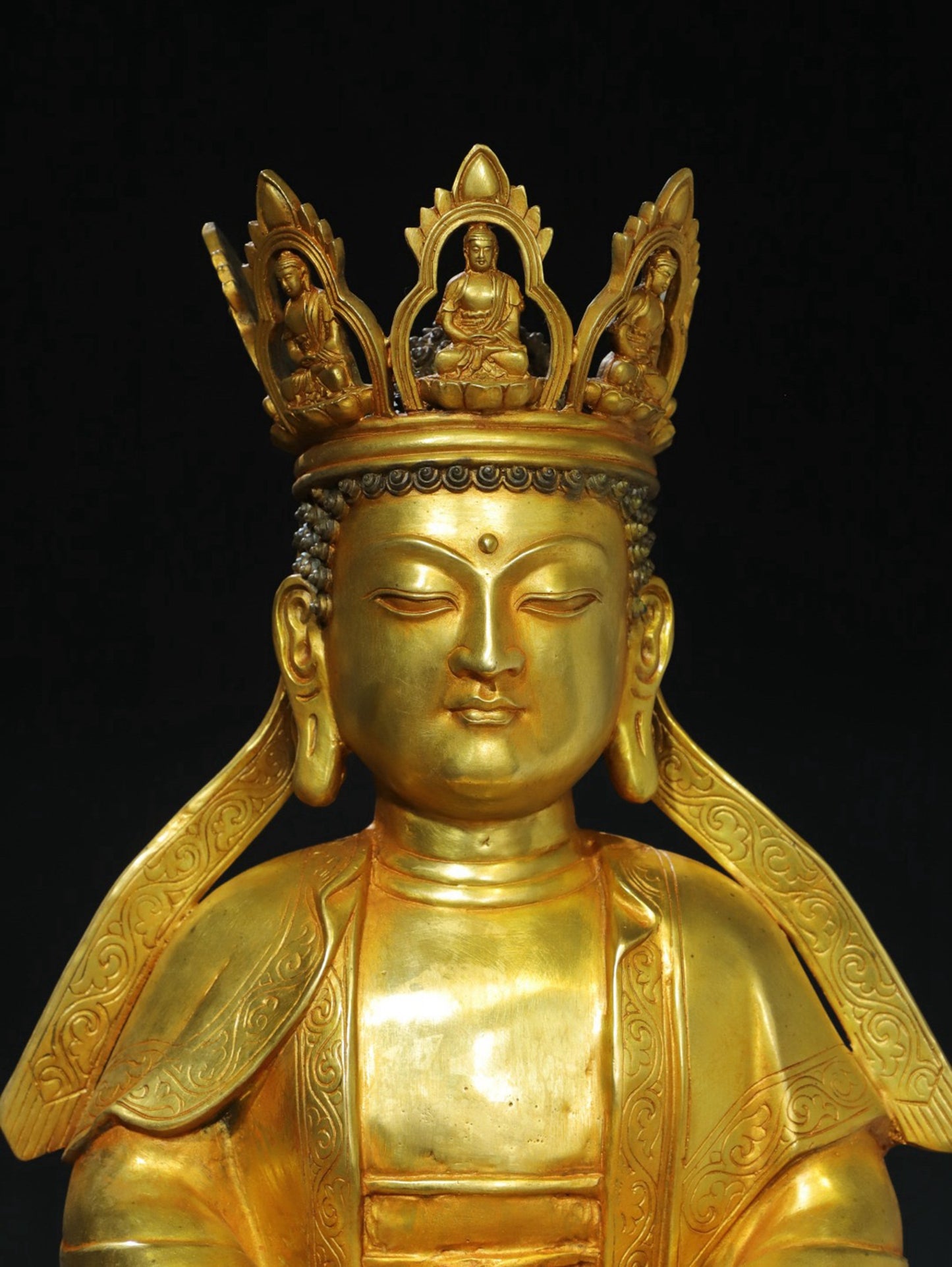 Bronze Tuo Jin Buddha Statue of Shakyamuni Buddha