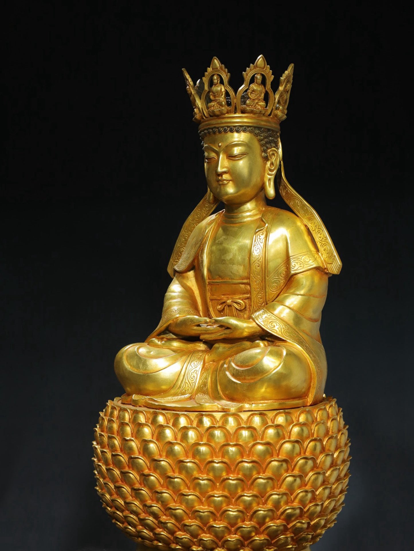 Bronze Tuo Jin Buddha Statue of Shakyamuni Buddha