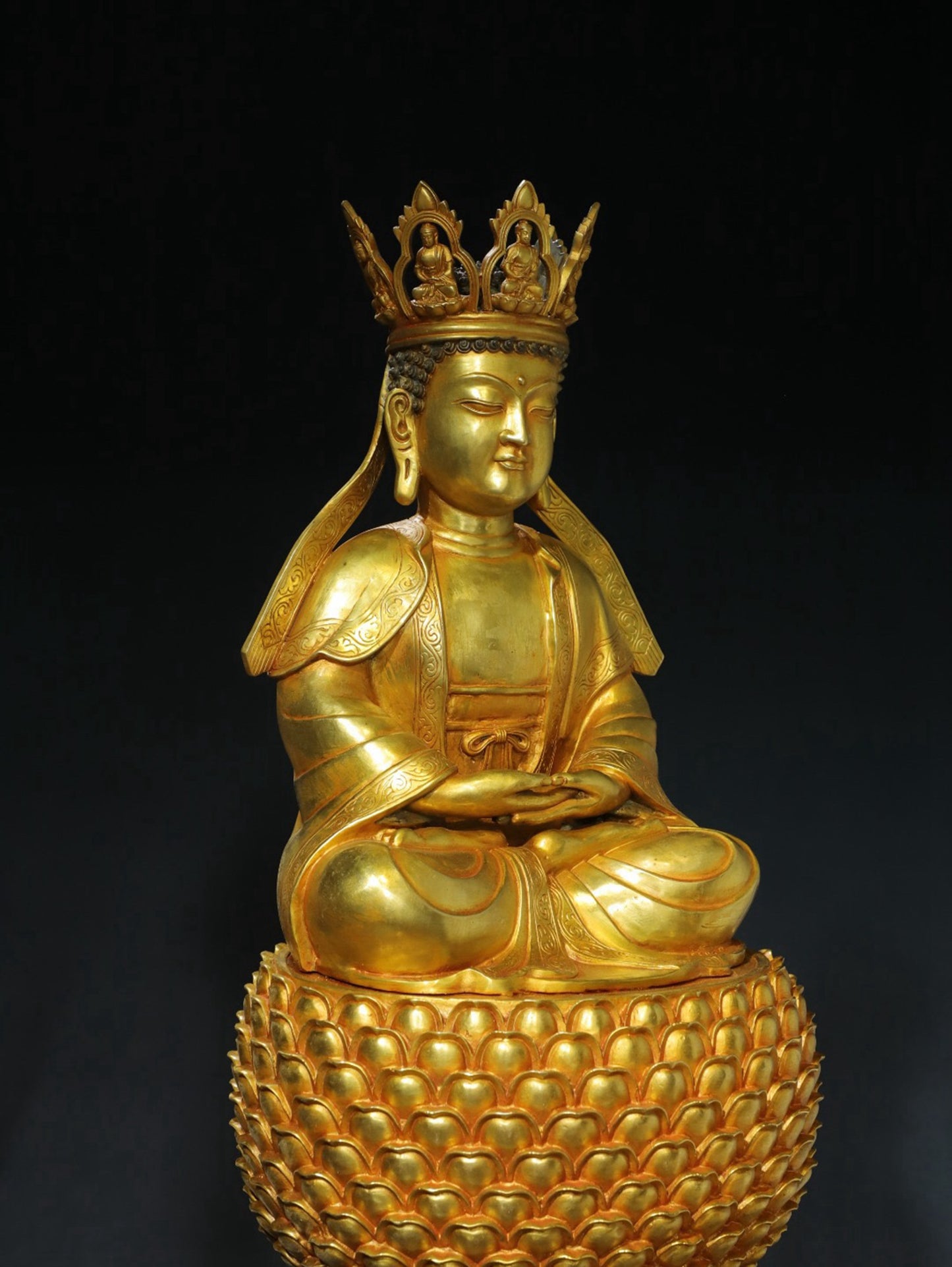 Bronze Tuo Jin Buddha Statue of Shakyamuni Buddha