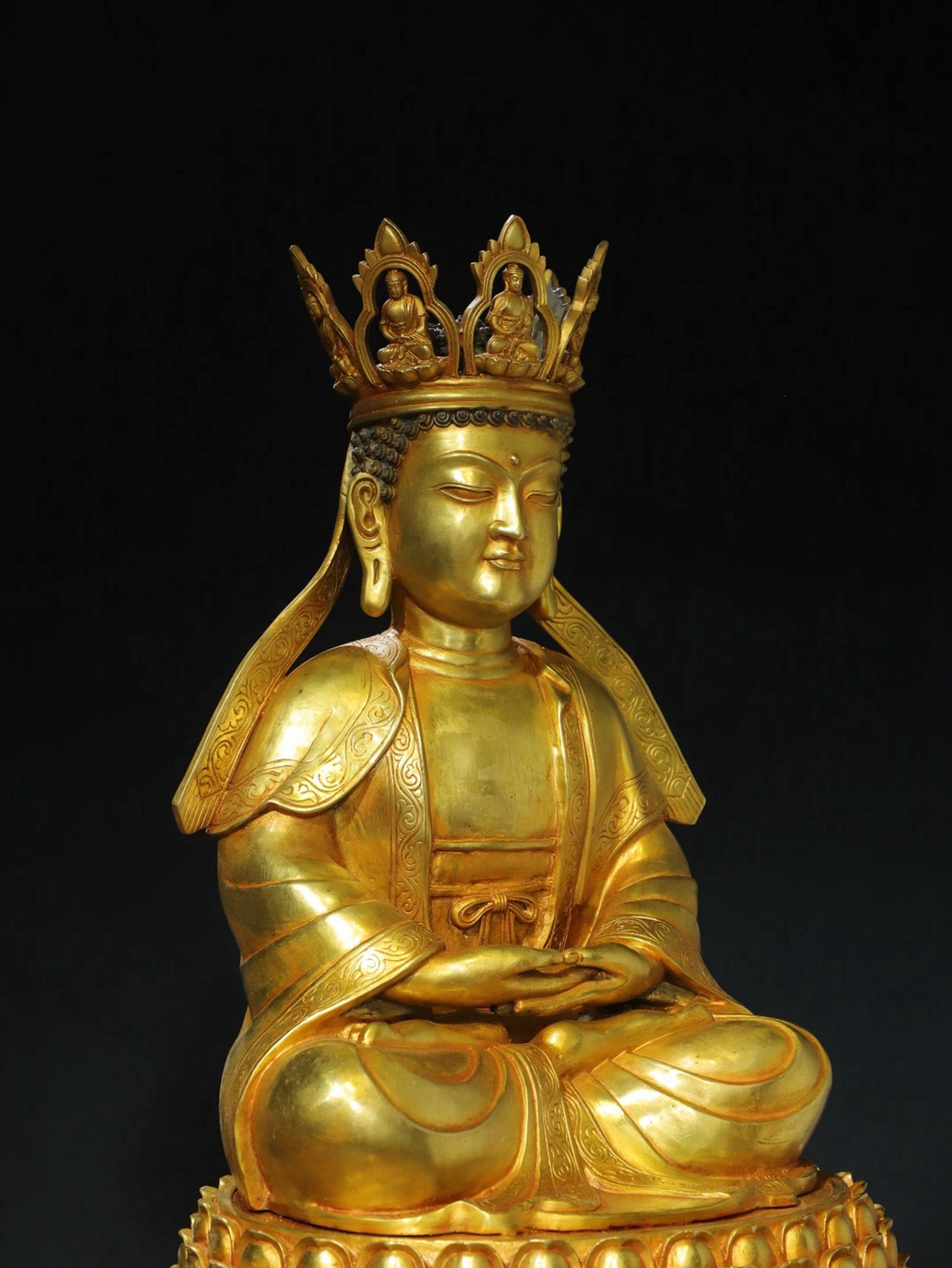 Bronze Tuo Jin Buddha Statue of Shakyamuni Buddha