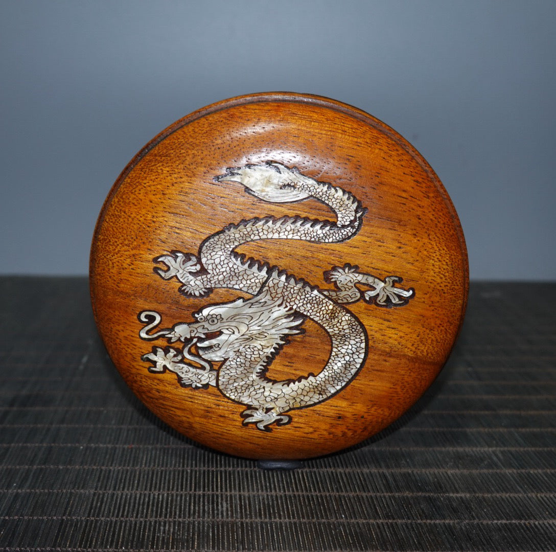 Chinese antique rosewood jewelry box