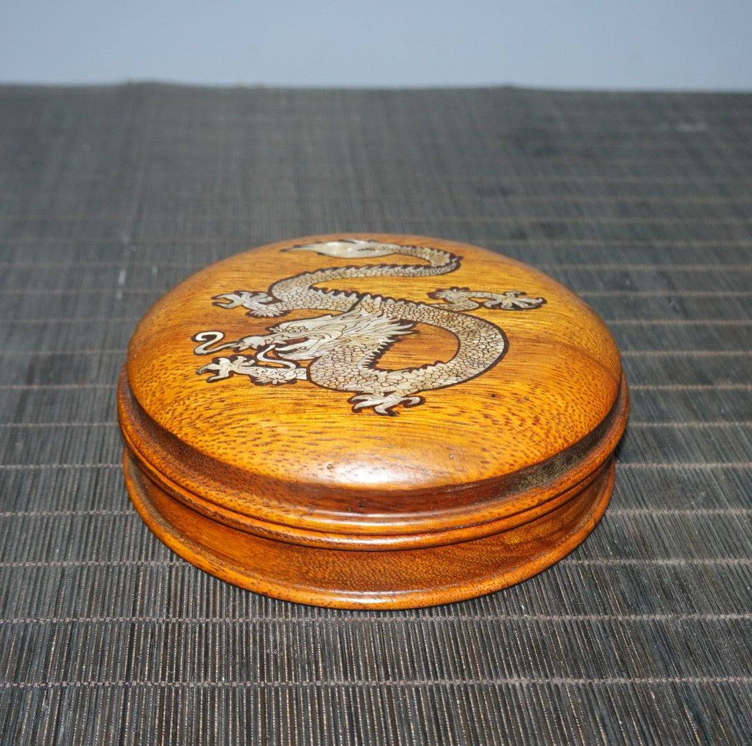 Chinese antique rosewood jewelry box