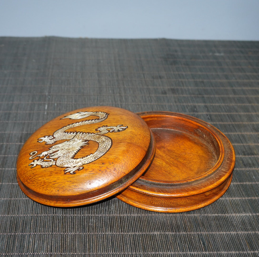 Chinese antique rosewood jewelry box