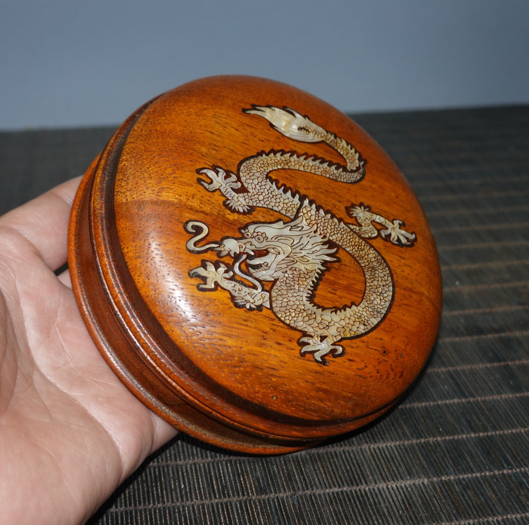 Chinese antique rosewood jewelry box