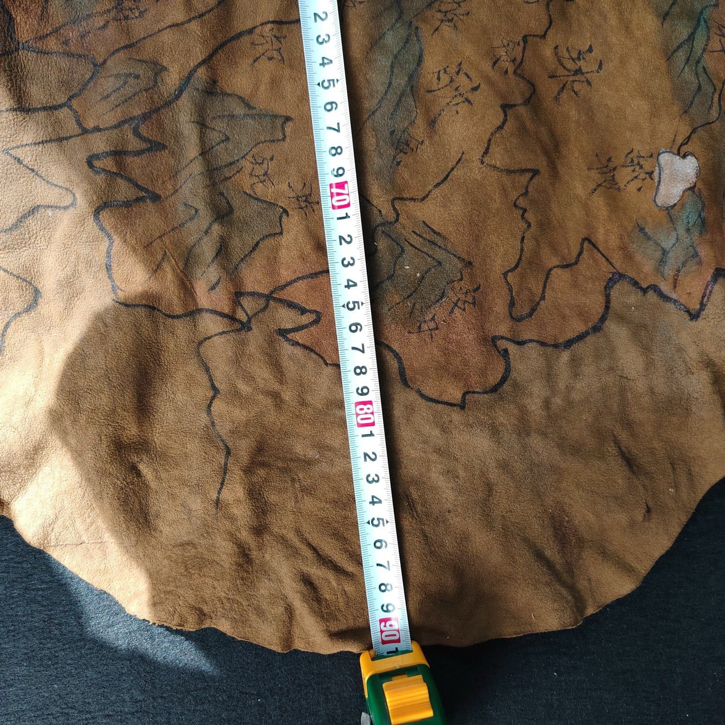 Chinese Antique Sheepskin Treasure Map