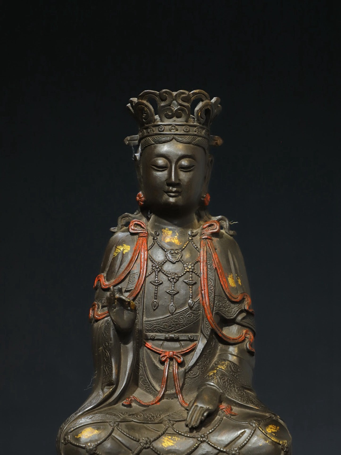 Copper Tuo Jin [Guanyin] Buddha Statue