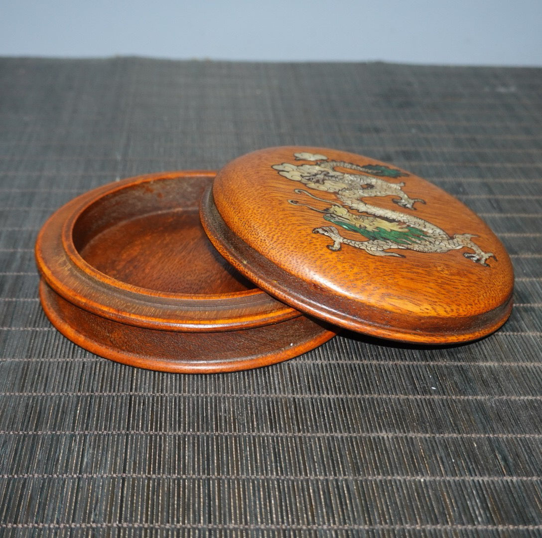 Chinese antique rosewood jewelry box