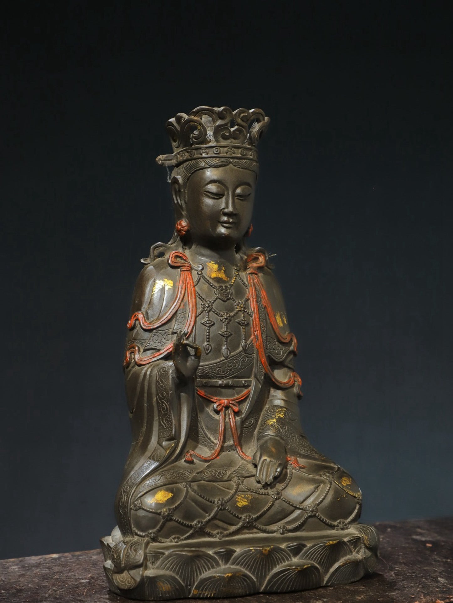 Copper Tuo Jin [Guanyin] Buddha Statue