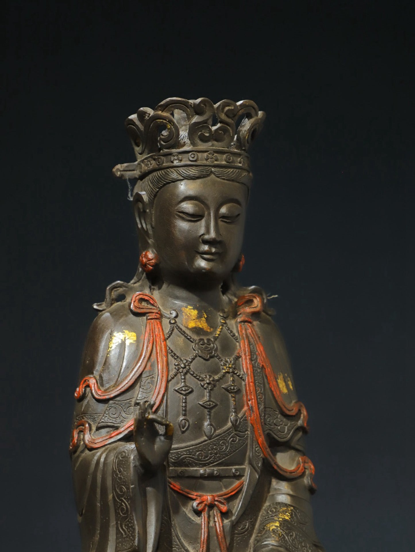 Copper Tuo Jin [Guanyin] Buddha Statue