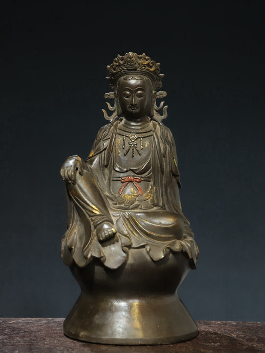 Bronze Tuo Jin [Zizi Guanyin] Buddha Statue