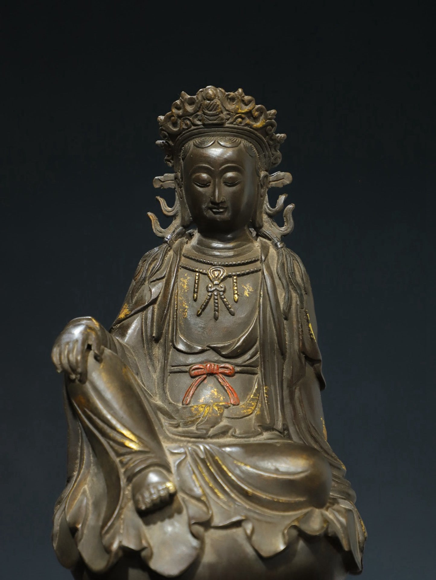 Bronze Tuo Jin [Zizi Guanyin] Buddha Statue