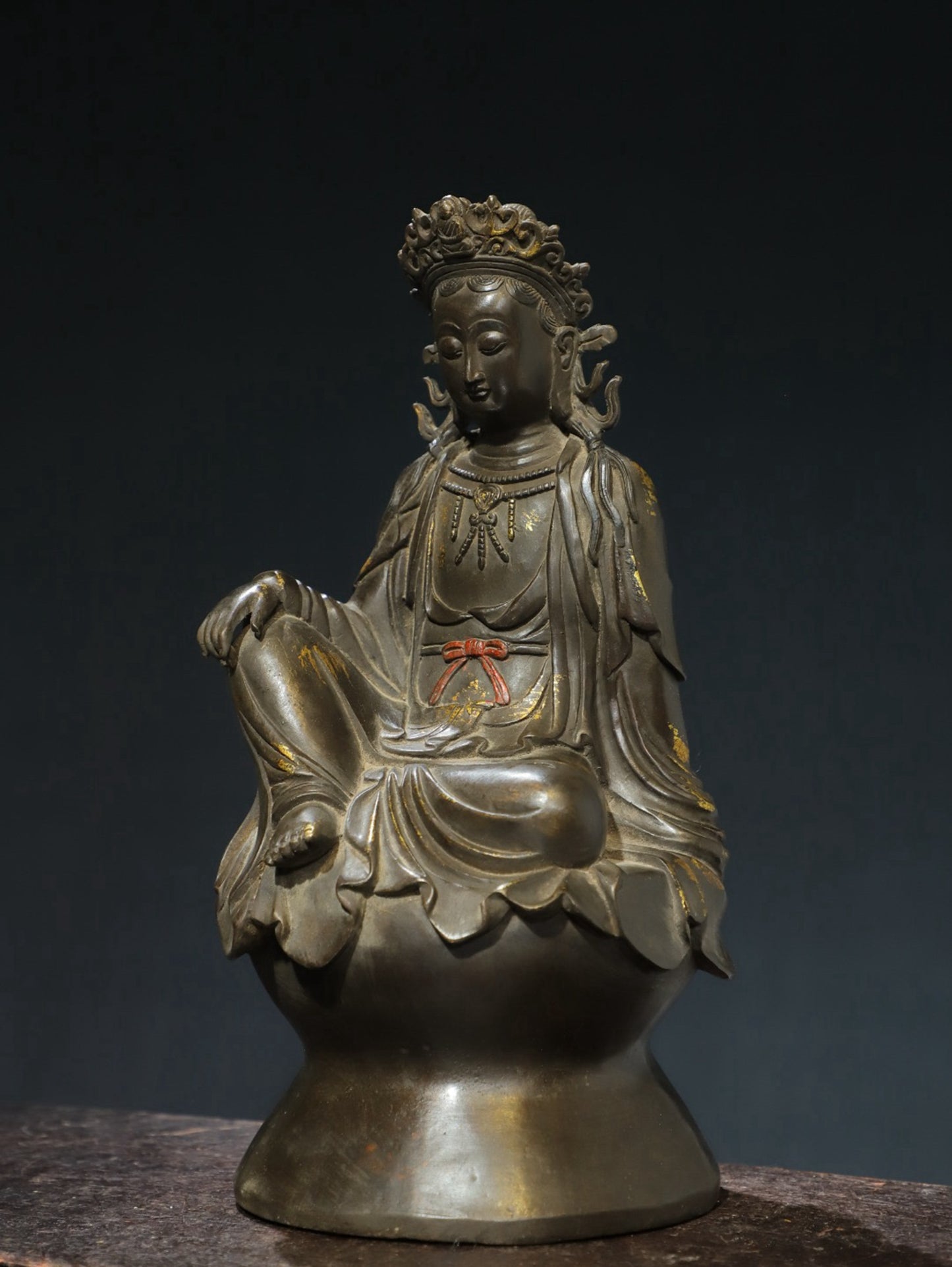 Bronze Tuo Jin [Zizi Guanyin] Buddha Statue